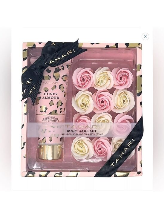 Tahari Other - Tahari Body Care Set Body Lotion & soap bath petals Honey Almond